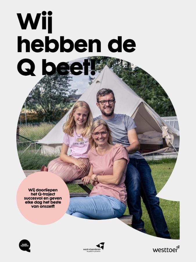 Glamping 't Hoveke Lejlighed Gullegem Eksteriør billede